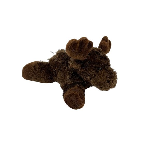 Aurora Maxamoose Mini Flopsie Plush Brown Moose 8" Stuffed Animal Toy - Picture 3 of 7